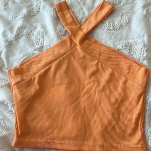 ORANGE CROSS TOP SIZE SMALL
